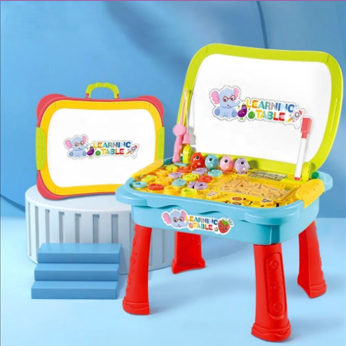 GENERICO - Mesa De Juego Educativa Multifuncional Para Niños 8 En 1