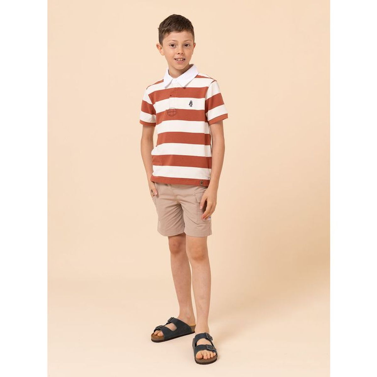 HUSH PUPPIES - Short Niño Hamburgo Beige HUSH PUPPIES