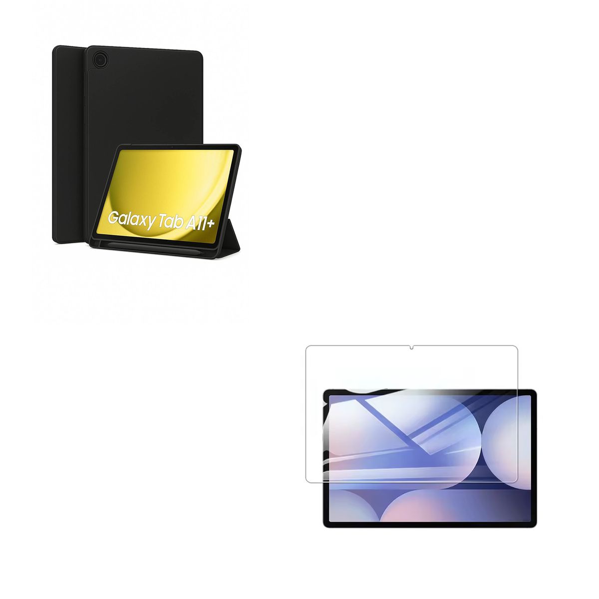 JOIGO - Funda Smart Cover Para Tablet Samsung A11 Plus Con Lamina Negro