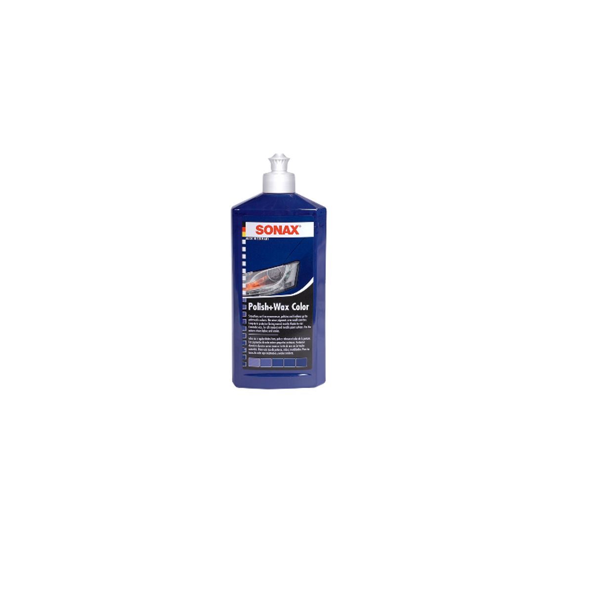 SONAX - Abrillantador Cera De Carrocería Carnauba Todas Pinturas Azul 500ML