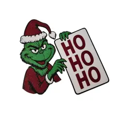 GENERICO - Decoración - Imagen De Grinch Ho Ho Ho