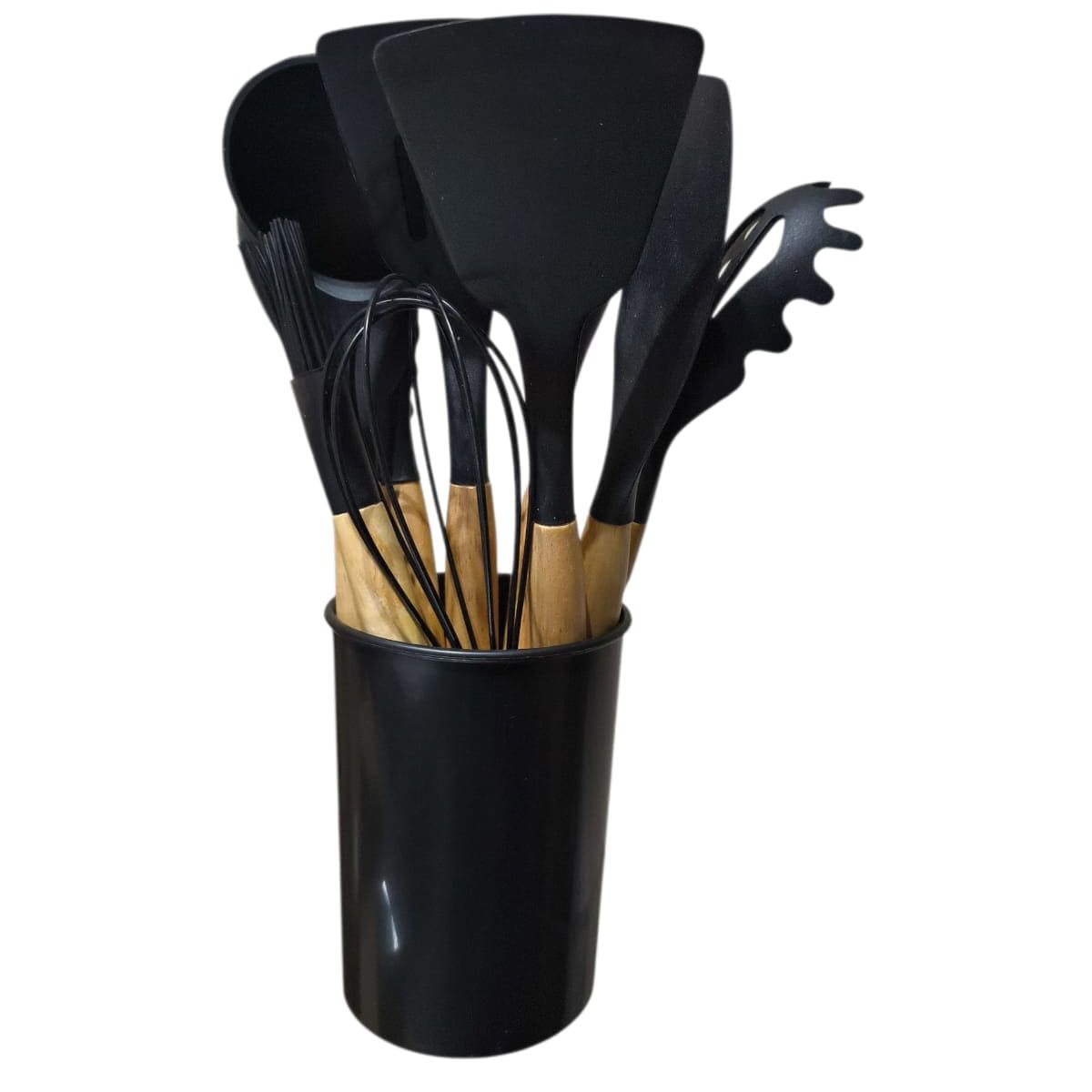 GENERICO - Set de Utensilios 12 Piezas - Negro