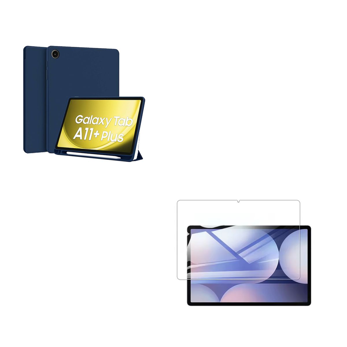 JOIGO - Funda Smart Cover Para Tablet Samsung A11 Plus Con Lamina Azul