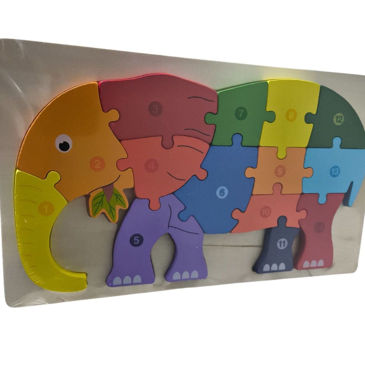 GENERICO - Puzzle - Rompecabezas 3d Madera 14 Piezas