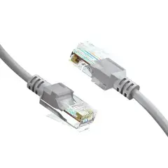 OEM - Cable de Red Patch Cord Cat6 40Mts CCA RJ-45 100Ohm Gris
