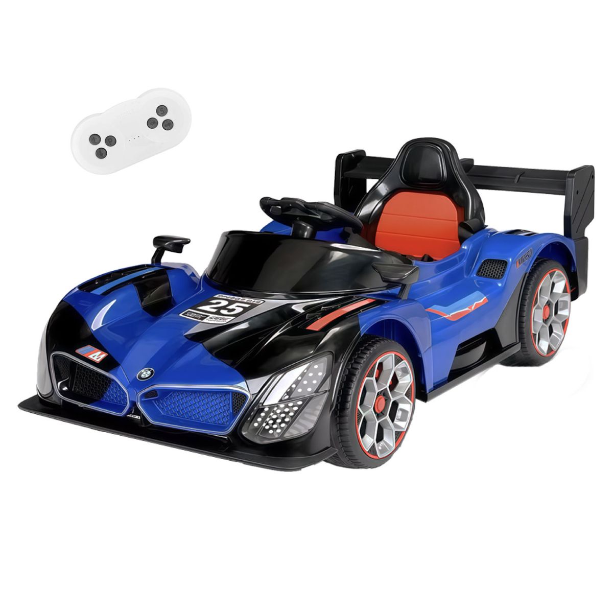 MUNDO ONLINE - Auto Eléctrico Niños Deportivo Con Control Luces Led Sonido