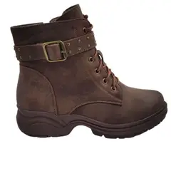 APOSTOL - Botas o botin caña alta para dama black brown