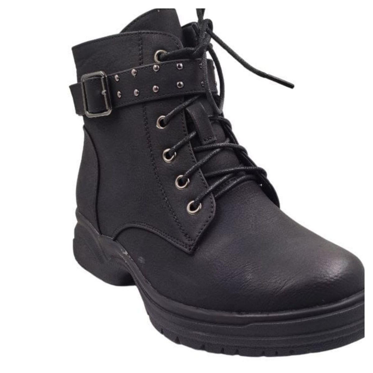 APOSTOL - botas o botin caña alta para dama black brown