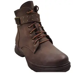 APOSTOL - Botas o botin caña alta para dama black brown