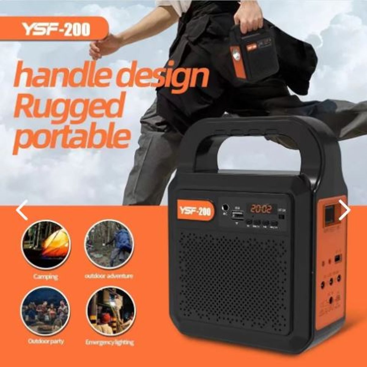 GENERICO - Kit Solar Emergencia Solar Radio Bluetooth Led Ampolletas