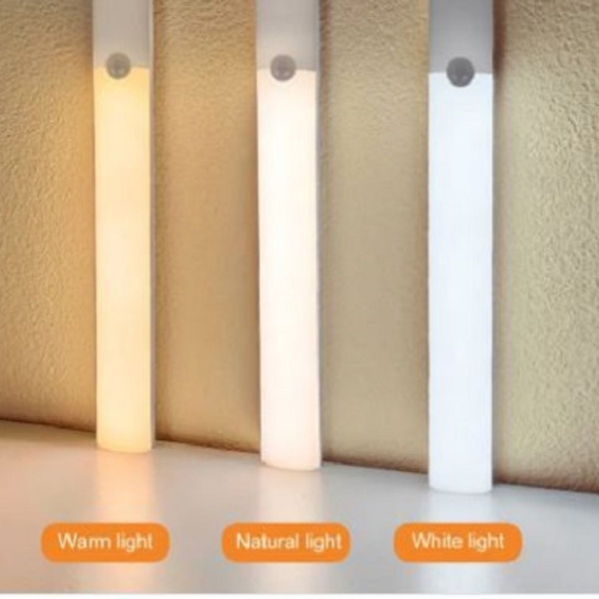 GENERICO - Lampara Led Nocturna Recargable Sensor Nueva
