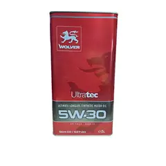 WOLVER - Aceite Ultratec A1 5w30 Tarro de 5 Litros 100% Sintetico