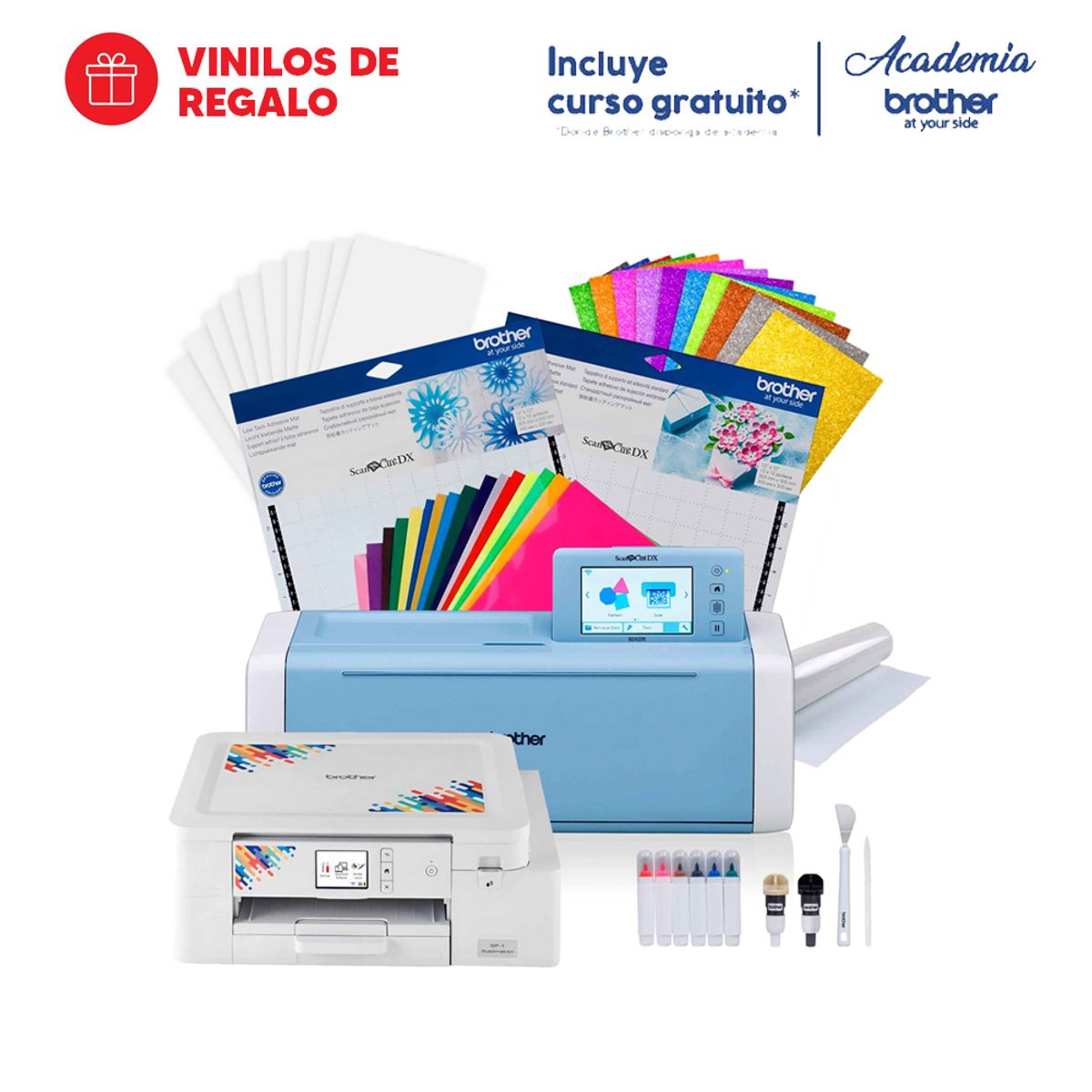 BROTHER - Plotter de Corte BROTHER ScanNCut SDX225 + Impresora Sublimación SP-1