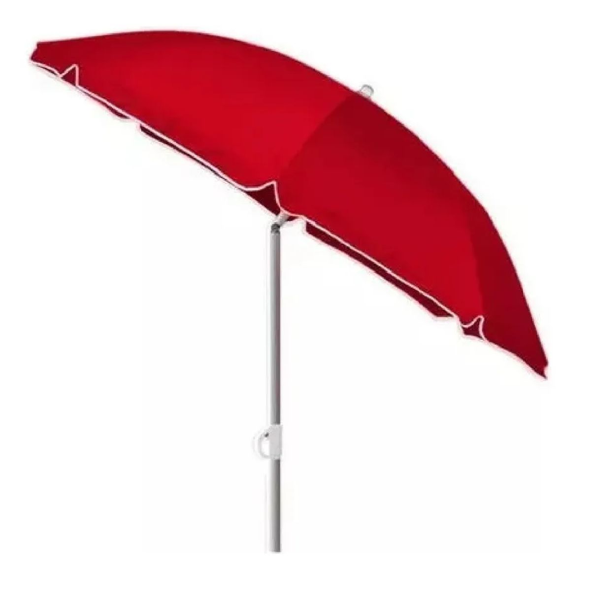 GENERICO - Quitasol Reclinable Uv Paraguas Rojo 180cm