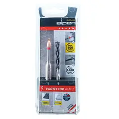 ALPEN - Kit 2 Brocas de 5 mm Hormigón y Porcelanato C-Protector . Profi Beton