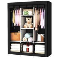 Armario Closet Ropero Armable Grande NEGRO