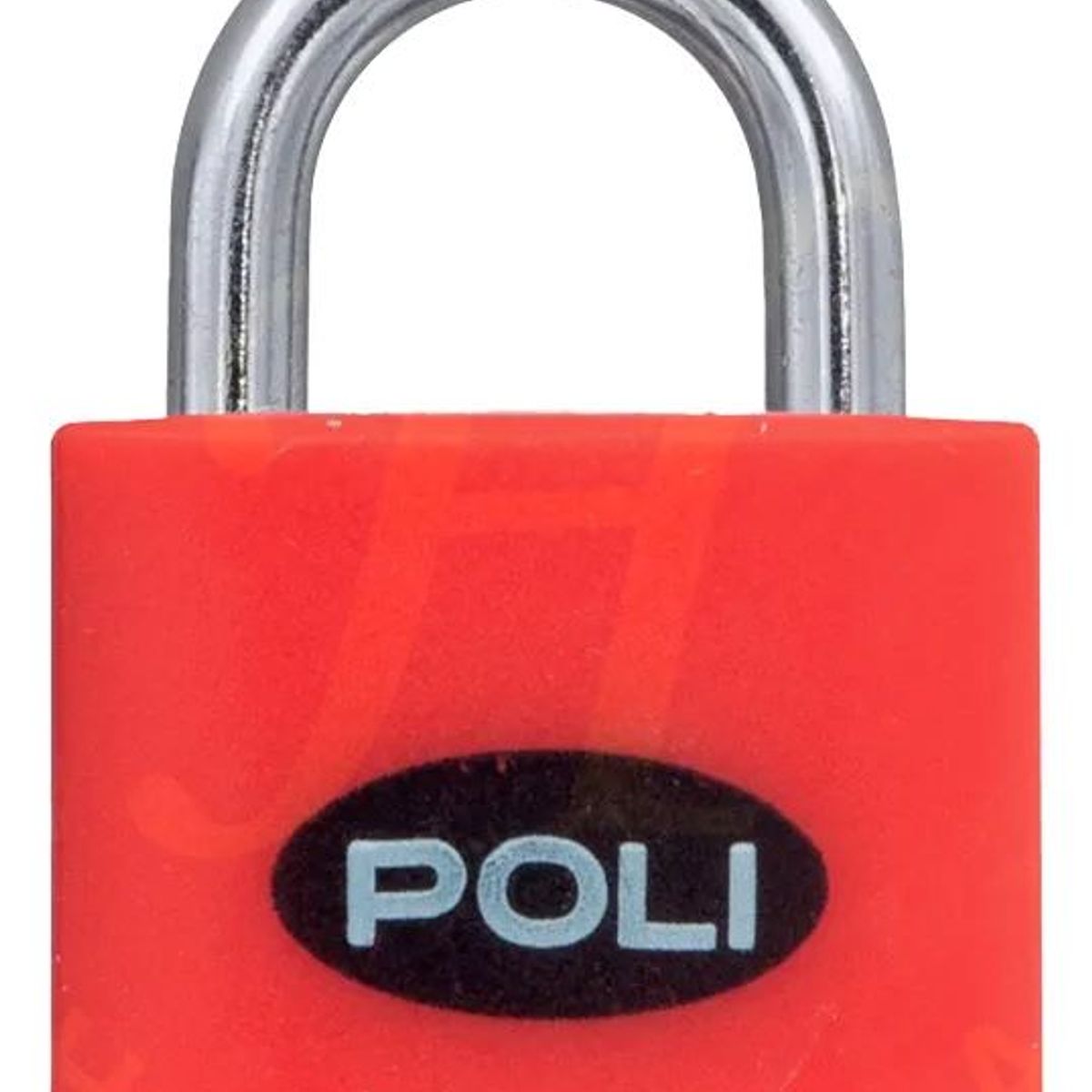 METALFER - Candado Poli Pop 32 Mm Colores Rojo