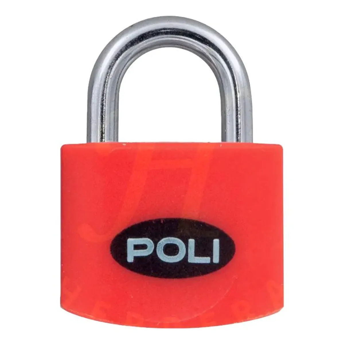 METALFER - Candado Poli Pop 32 Mm Colores Rojo