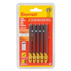 STARRET - Set 5 Sierras Caladoras Bimetal Madera 75x6 mm