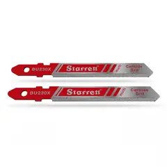 STARRET - Set 2 Sierras Caladoras Bimetal 50x7.5 mm Metal e Inox Carburo Tugnsteno