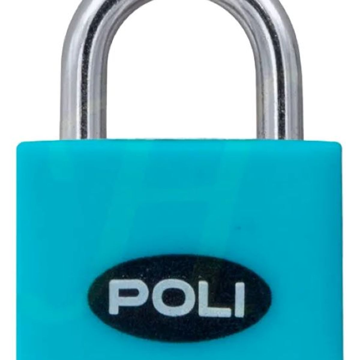 METALFER - Candado Poli Pop 32 Mm Colores Azul Celeste