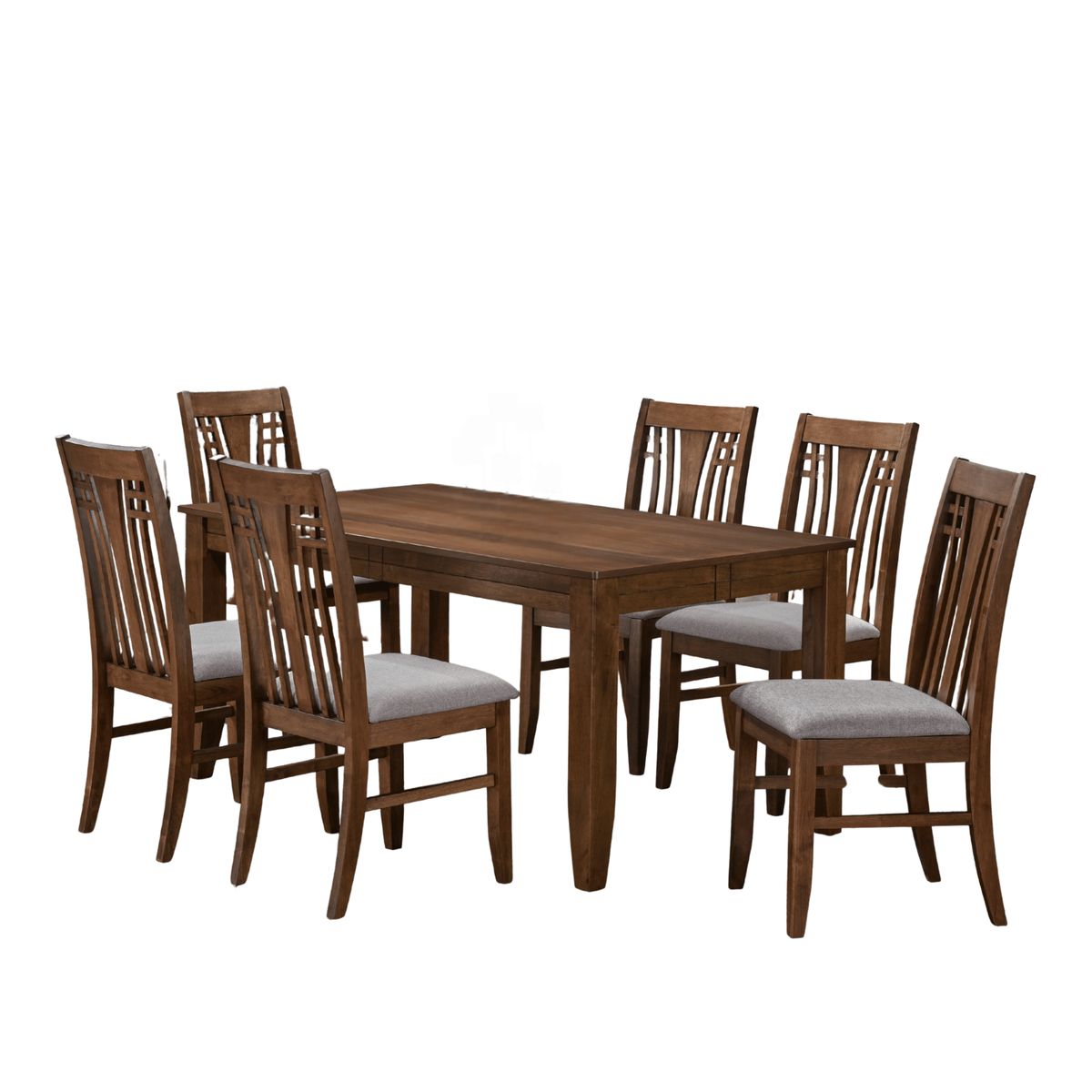 HOME MOBILI - Juego de Comedor Lusso 6 Sillas Roble