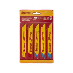 STARRET - Set 5 Sierras Sables Bimetal Multiuso 150 mm