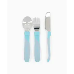 TWISTSHAKE - Servicio acero inoxidable 12+M Azul Pastel