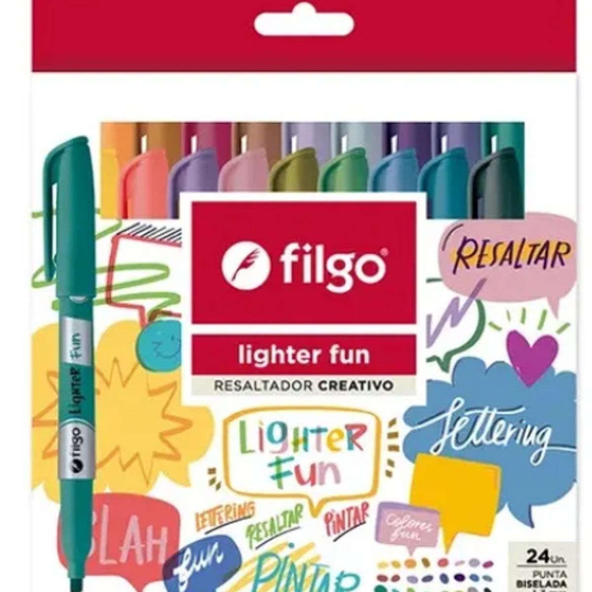 FILGO - Set 24 Destacadores Lighter Fun Filgo