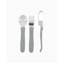 TWISTSHAKE - Servicio acero inoxidable 12+M Gris Pastel