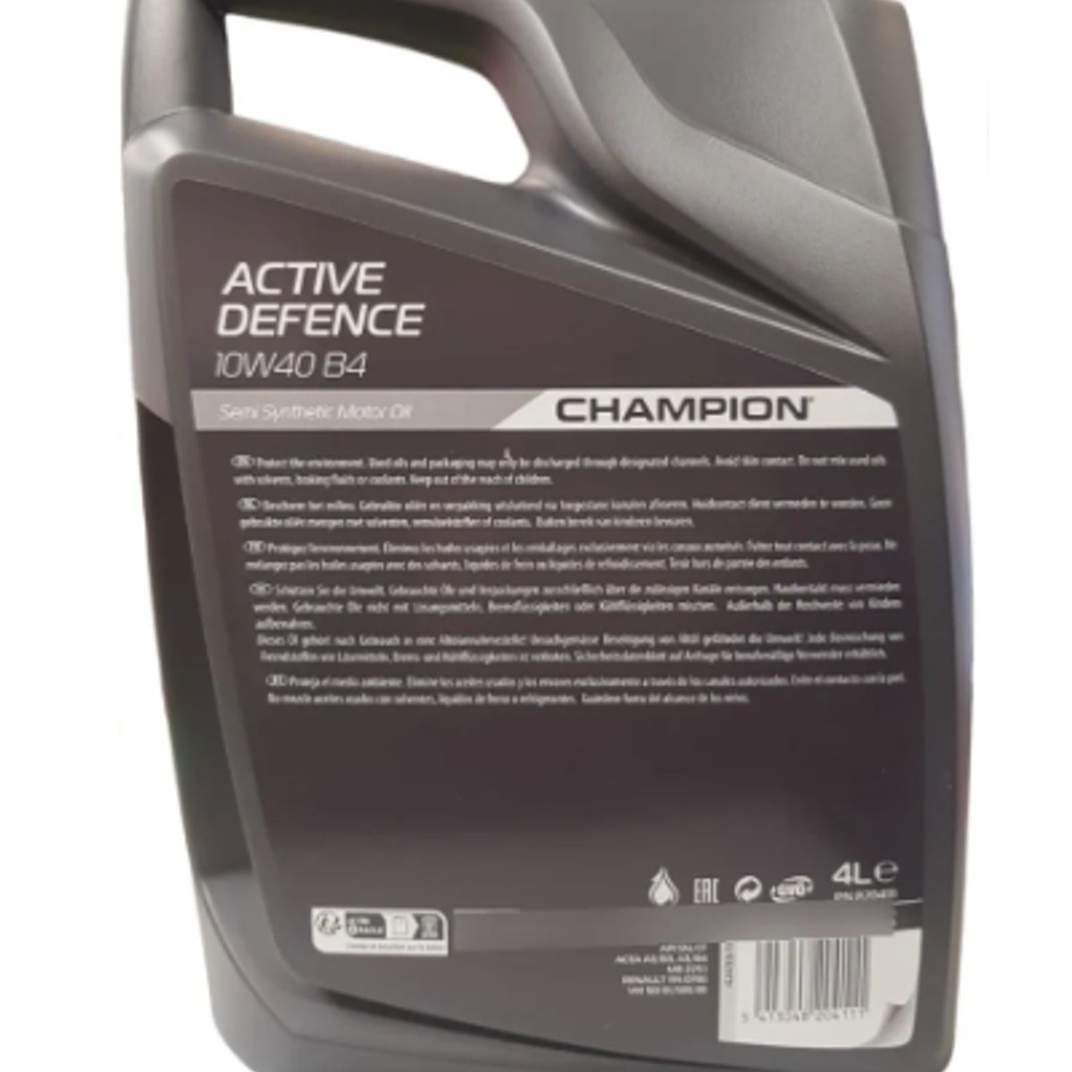CHAMPION - Aceite Champion 10W40 B4 Semisintetico