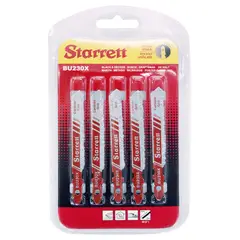 STARRET - Set 5 Sierras Caladoras Bimetal 50x7.5 mm Carburo Tugnsteno