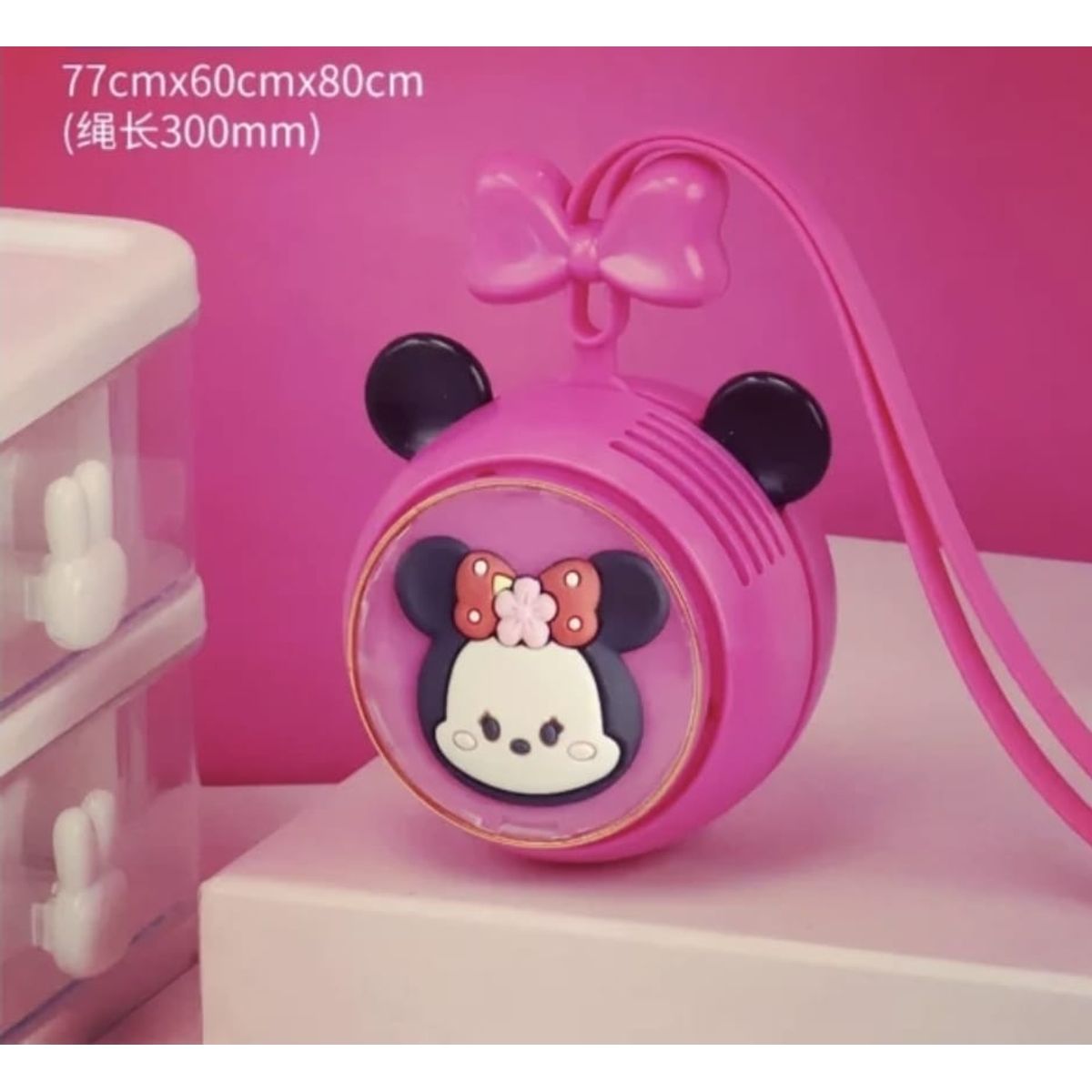 GENERICO - VENTILADOR DE CUELLO, 3 VELOCIDADES USB