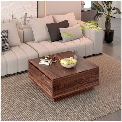 Imagen 2 del producto Mesa De Centro Para Living Minimalista Con Cajones Oculto