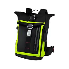 DALI - Mochila Alforja Impermeable UrbanFlex A-5 Roll Up PVC Interior 34×53×30 cm Flexible y Urbana Color Negro