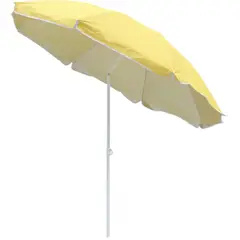 GENERICO - Quitasol Reclinable Uv Paraguas Dorado 180cm