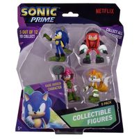Sonic Coleccionable Set De 5 Figuras Original Azul Y Rojo