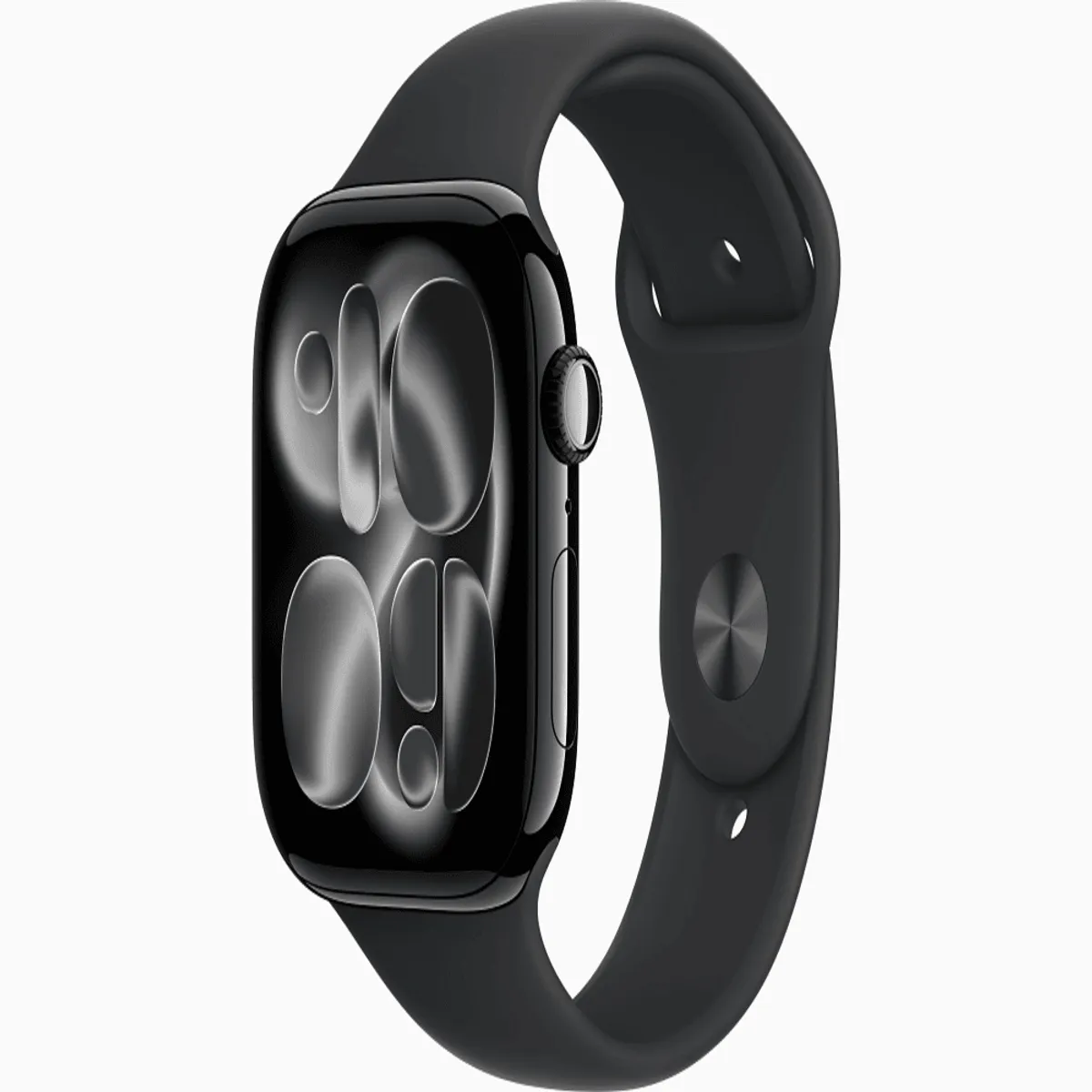 APPLE - Apple Reloj 11 46mm MEUX4 Con Caja De Aluminio Negro Azabache y Correa Deportiva Negro - M/L