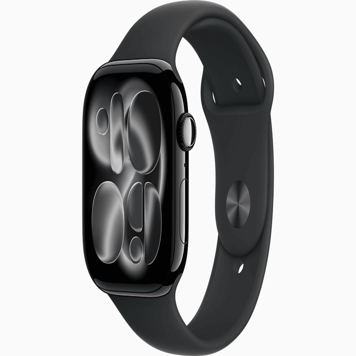 APPLE - Apple Reloj 11 46mm MEUX4 Con Caja De Aluminio Negro Azabache y Correa Deportiva Negro - M/L