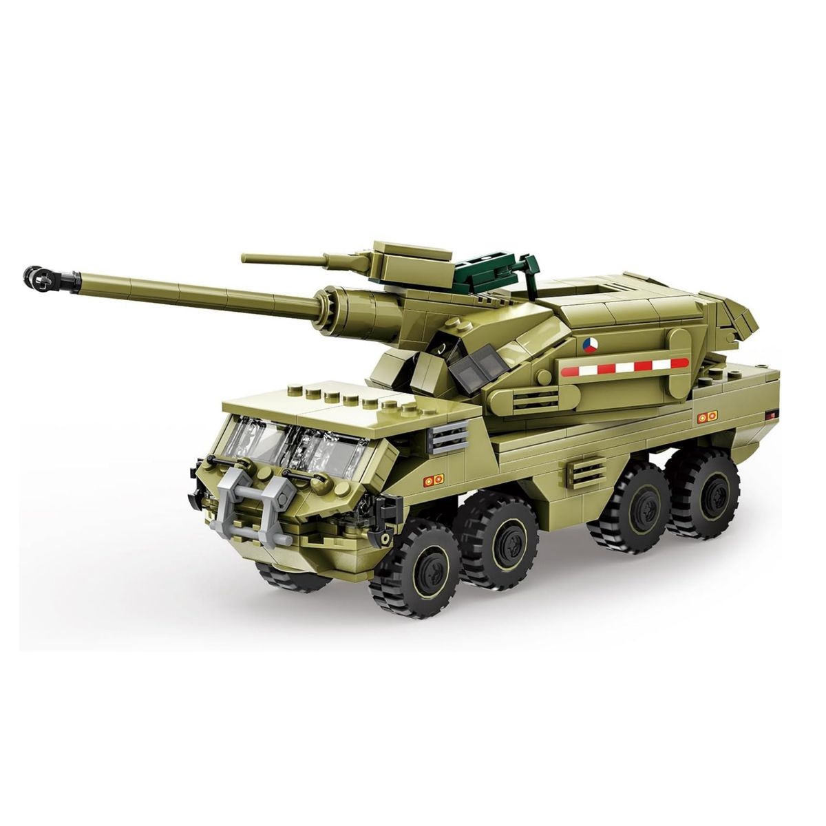 AZULAMAR - Juguete Bloques De Militar Vehículo Todoterreno Regalos