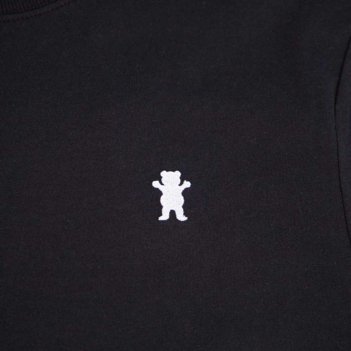 GRIZZLY - Polera Hombre Grizzly Griptape Embroidered Og Bear Negro