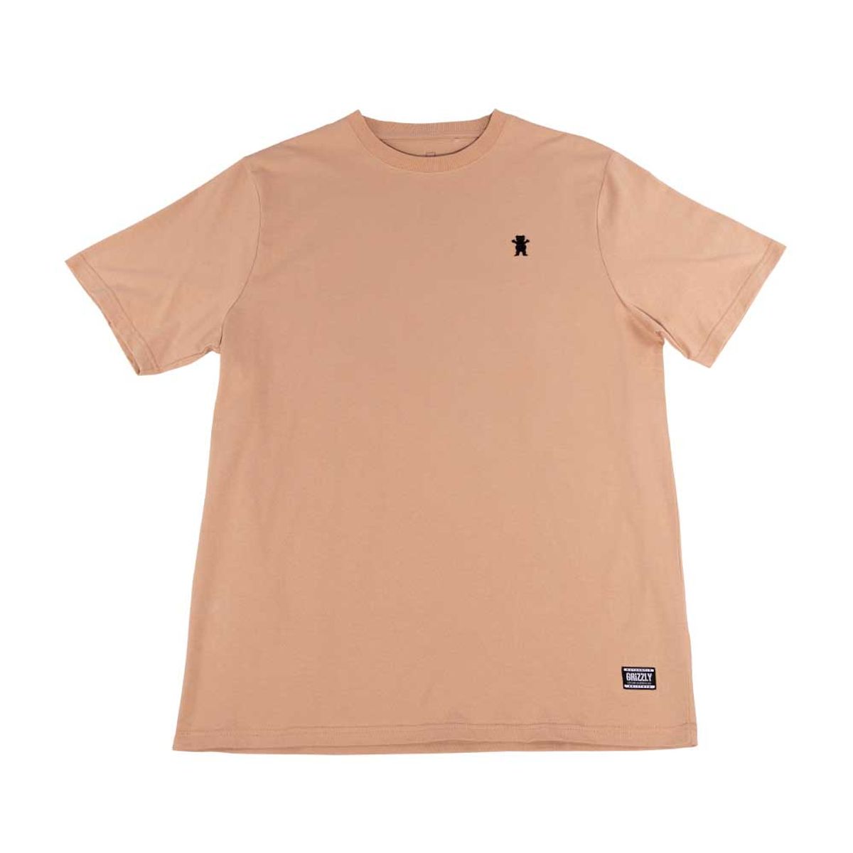 GRIZZLY - Polera Hombre Grizzly Griptape Embroidered Og Bear Café Mocca