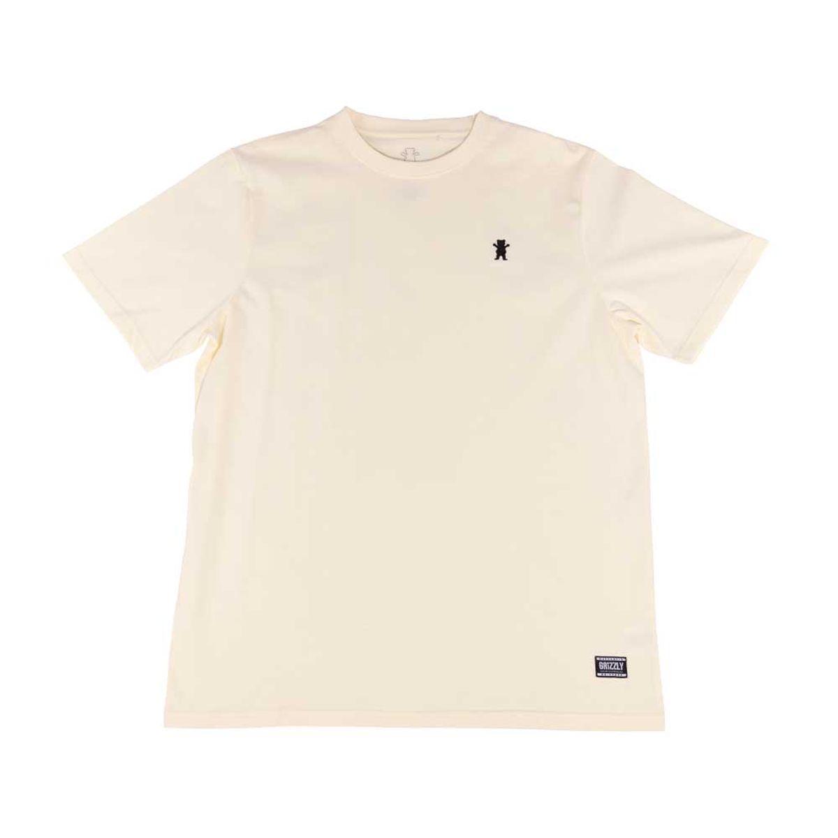 GRIZZLY - Polera Hombre Grizzly Griptape Embroidered Og Bear Off White