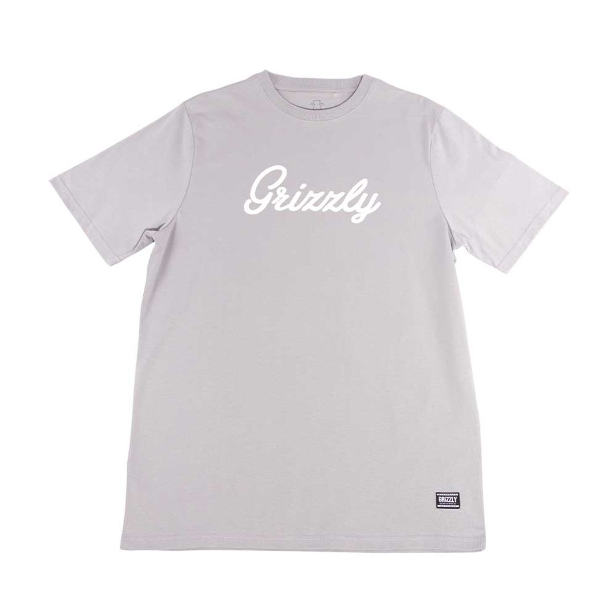 GRIZZLY - Polera Hombre Grizzly Griptape Print Script Gris