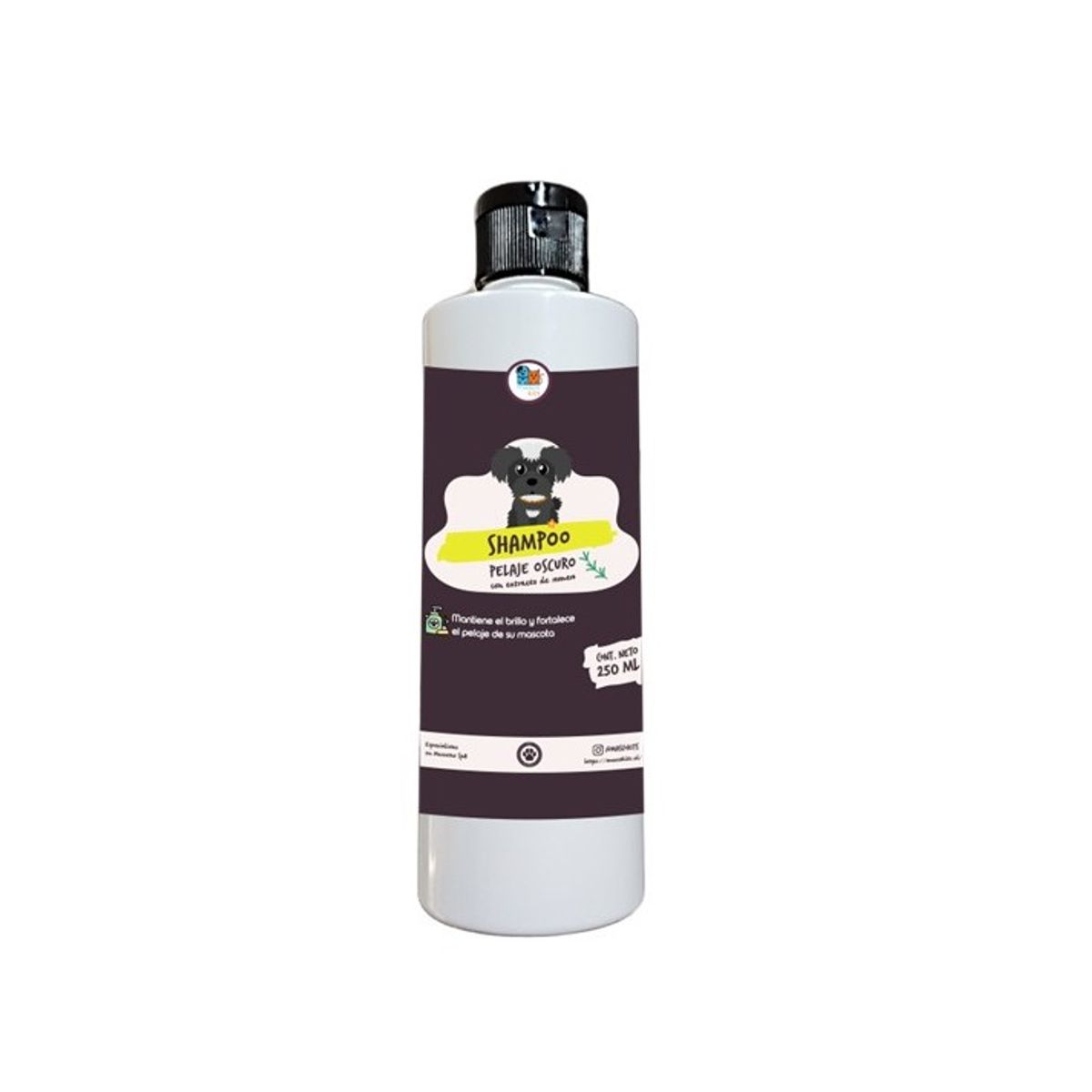 MASCOKITS - Colonia Para Perro  Perrito Sin Alcohol 150ml Shampoo Oscuro