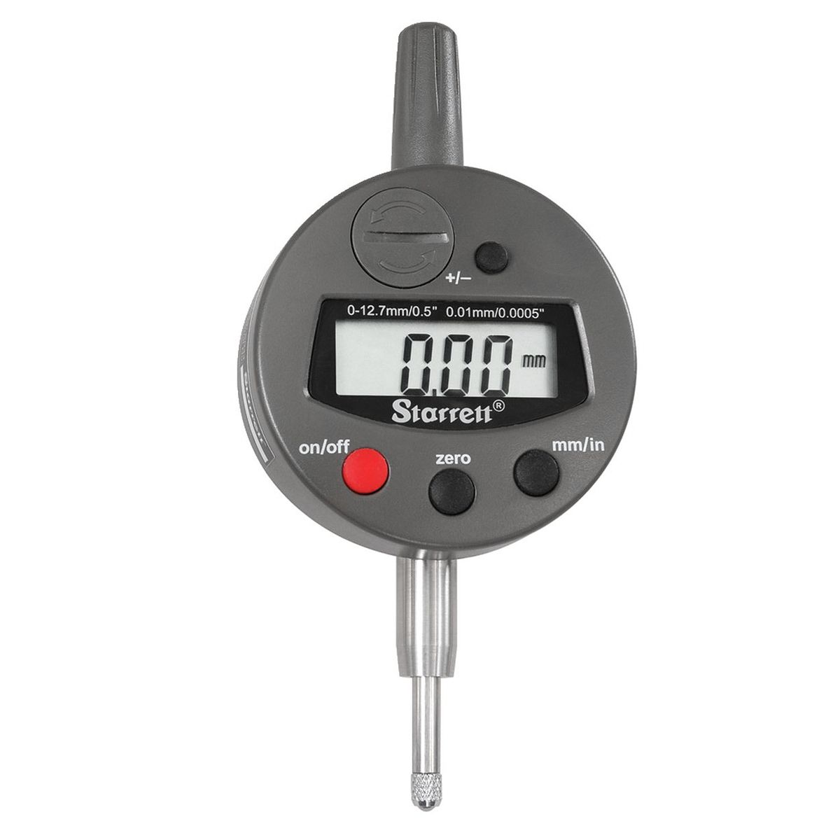 STARRET - Reloj Comparador Digital 12.7 mm 0.01 mm Serie 3600