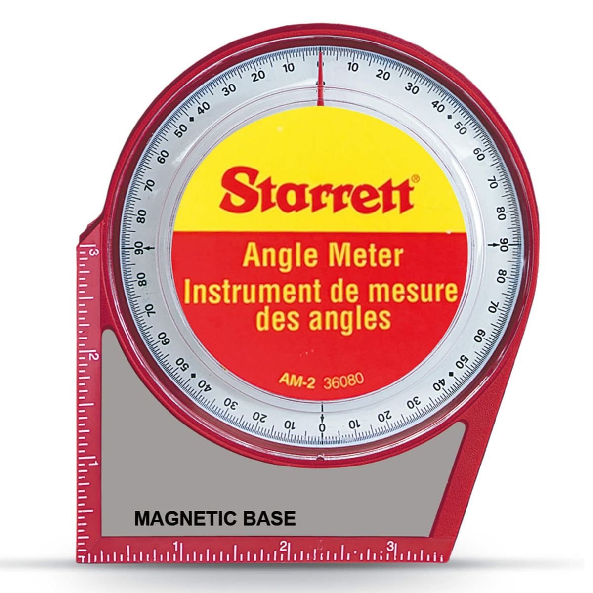 STARRET - Inclinómetro Base Magnética 090º Serie AM2