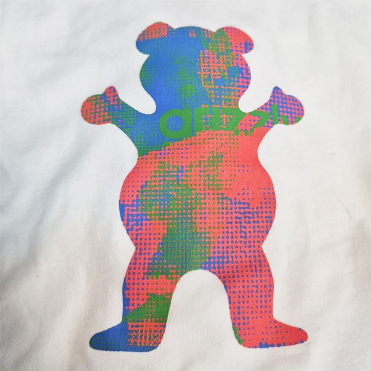 GRIZZLY - Polera Hombre Grizzly Griptape Earth Strong White