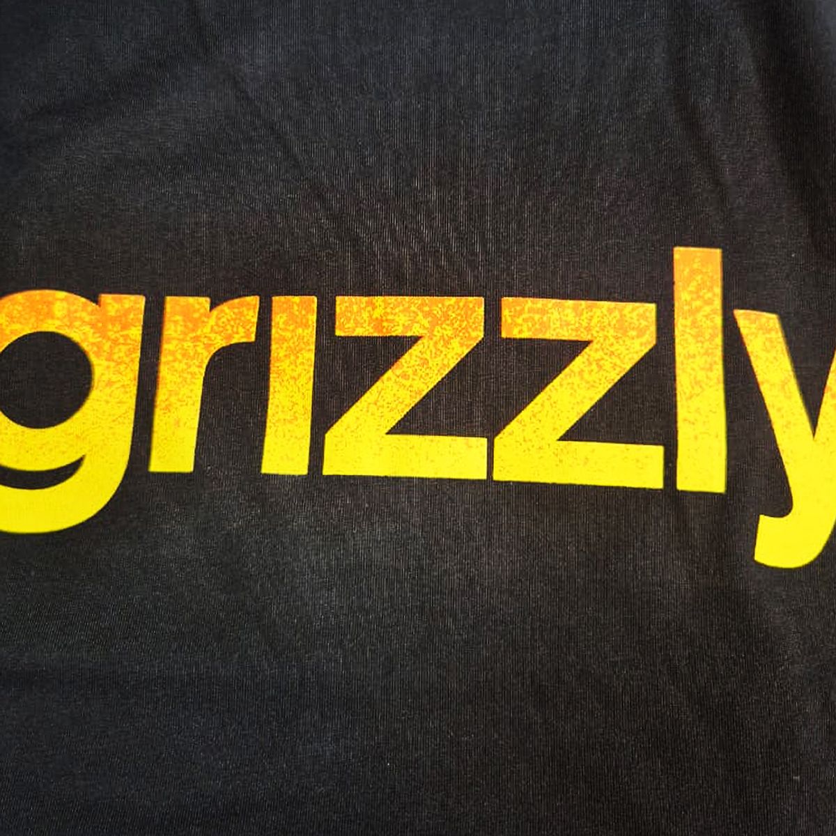 GRIZZLY - Polera Hombre Grizzly Griptape Lowercase Fadeaway Negro