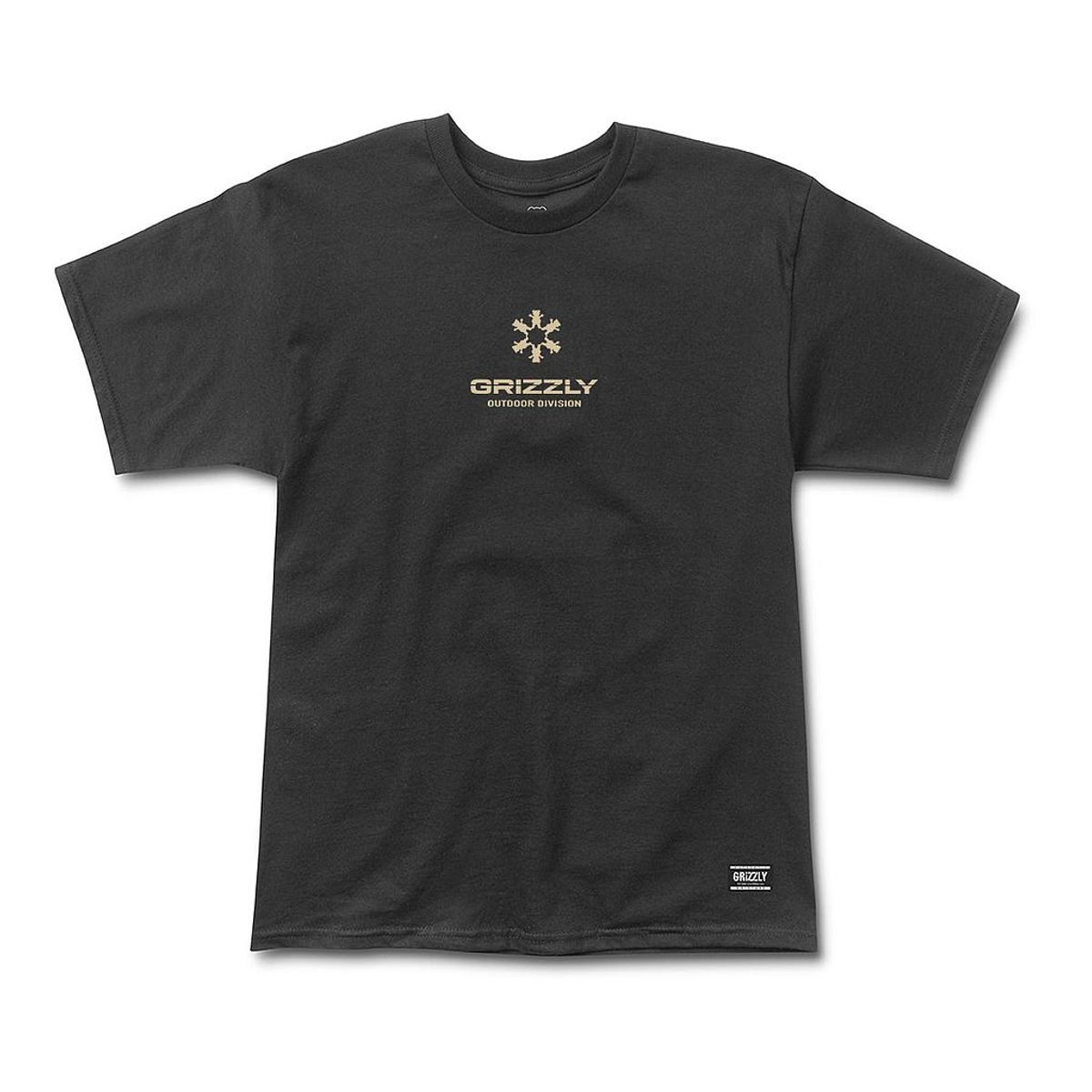 GRIZZLY - Polera Hombre Grizzly Griptape Bulletin Board Negro